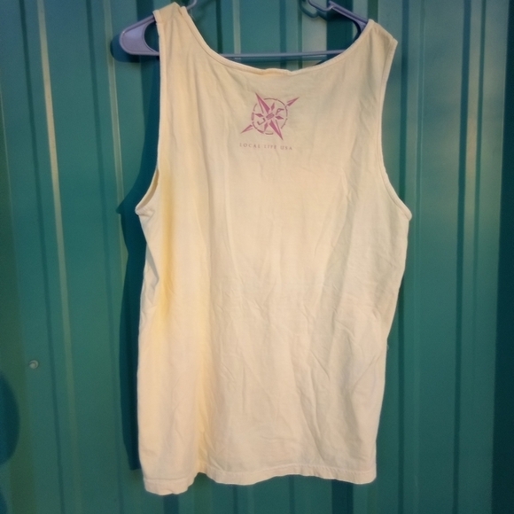 Women's Kappa Delta Alpha Mu Sorority Yellow Tank Top Size large - Picture 2 of 2